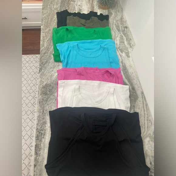 A new day XL women’s slim fitted ribbed high neck tank top set of 7 - Picture 11 of 15